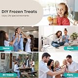 Acmenjoy 2L Ice Cream Maker with Compressor 3 in 1 No Pre-Freeze view 9