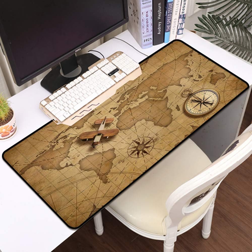 Large Waterproof Gaming Mouse Mat for Mouse,Nautical Amazon.co.uk