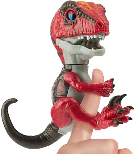 Raptor Dinosaur Orange Dinosaur Fingerling Fingerlings Dinosaur