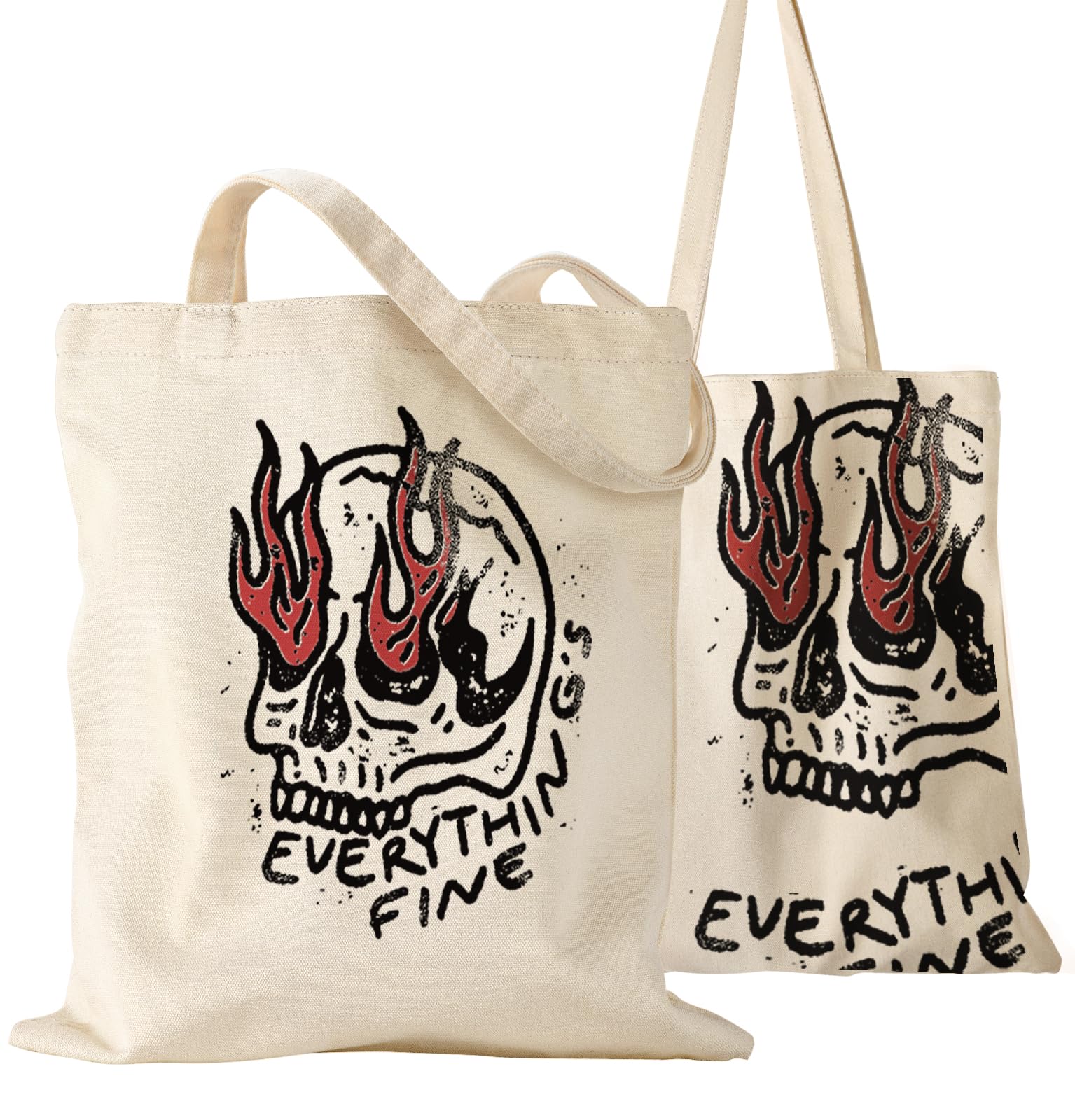 Miss Adola Aesthetic Canvas Tote Bag for Women