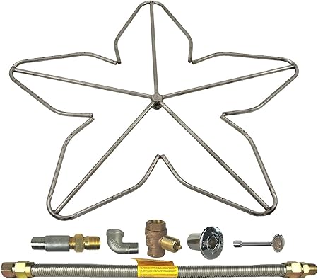 Amazon Com Spotix Hpc Penta Fire Pit Burner Kit Fps Penta48kit