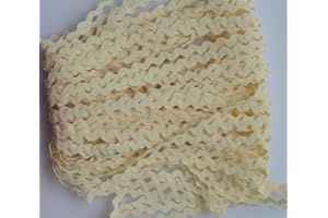 Lyracces Wholesale Lots 40yards Mini 5mm 24color Pick Woven Rick Rack Ribbon RIC Rac Trims Scrapbooking Dressmaking (Cream #21)