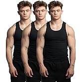 Ekkovision Beaters, Men's Tank Tops, Cotton Spandex Blend Tanks for Men, Comfortable, Durable Ribbed Fabric.