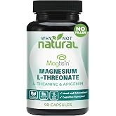 Magnesium L-Threonate Complex with Apigenin and L-theanine, 90 Capsules, Patented Magtein Supplement