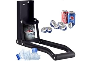 16oz Metal Can Crusher, Heavy-Duty Wall-Mounted Smasher for Aluminum Seltzer, Soda, Beer Cans and Bottles for Recycling, Gadg