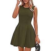 PRETTYGARDEN Summer Dresses for Women 2026 Elegant Classy Spring A Line Business Casual Work Graduation Cocktail Short Dress