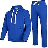 Nothinchan Men's Tracksuit 2 Piece Hoodie Sweat Athletic Sweatsuit Fleece Casual Running Jogging Sport Suit Sets
