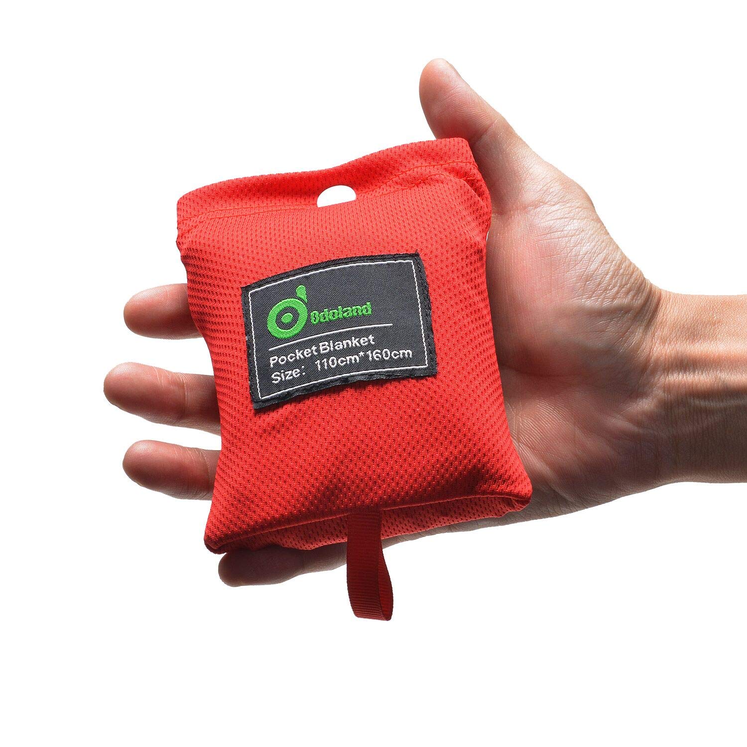 Odoland Picnic Blanket 110 x 160 cm Pocket Blanket Waterproof