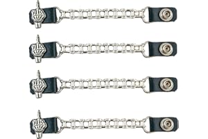 Funk Plus Motorcycle Vest Extenders Bike Chain Standard 24 Snap Skull Cross MC Jacket Made in USA