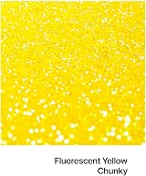 Hemway Fluorescent Yellow Glitter Shaker 130g Chunky Resin Epoxy Crafts view 2