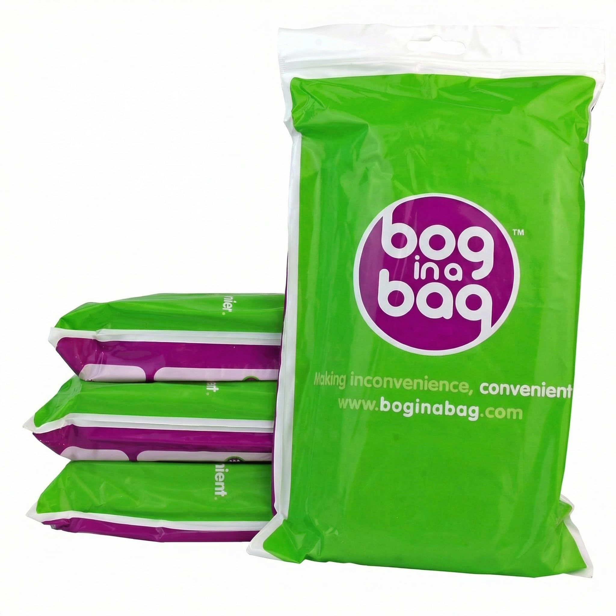 Boginabag Genuine Bog in a Bag Refill Pack (5 Bags per Pack) - Suitable for Camping, Festivals, Fishing & Travelling (FOUR PACK)