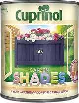 Cuprinol Garden Shades Iris 1L Wood Paint Water Based Brush or Spray view 2