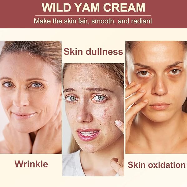 ERRECI WILD YAM CREAM, MOISTURIZING CREAM FOR FACE, HAND, BODY CREAM, ALL PURPOSE DEEP NOURISHMENT | FOR ALL SKIN TYPES | DAILY MOISTURIZER | 2PCS