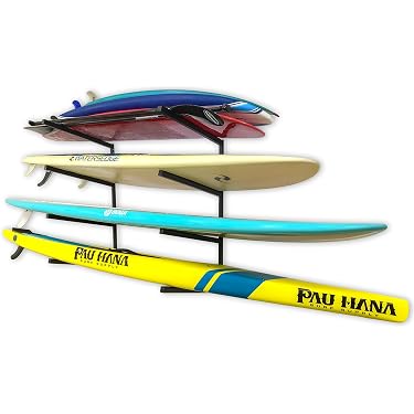 Sup Rail Mount Storage Rack Paddle Board Rack For Garage 304 Stainless Steel Kayak & SUP Storage ...