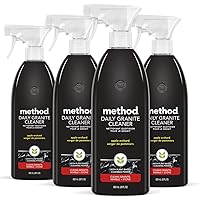 Method Daily Granite Cleaner Spray, Plant-Based Cleaning Agent Safe for Granite, Marble, and Other Sealed Stone, Apple Orchar