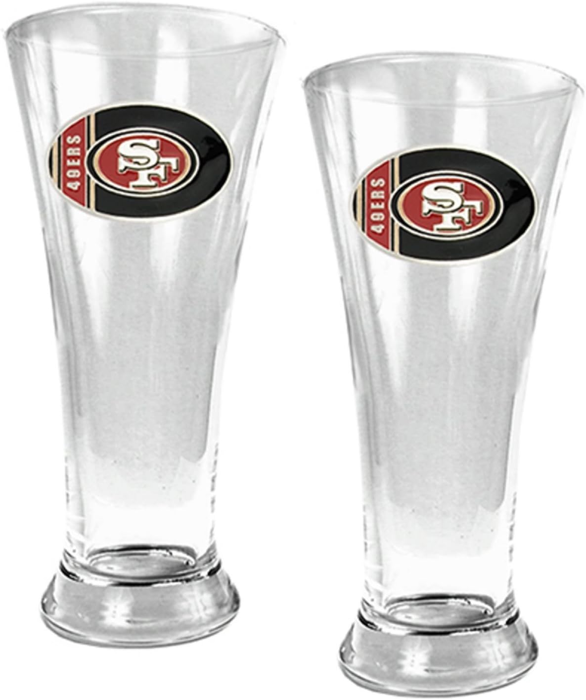NFL San Francisco 49ers Two Piece 19Ounce Pilsner Glass