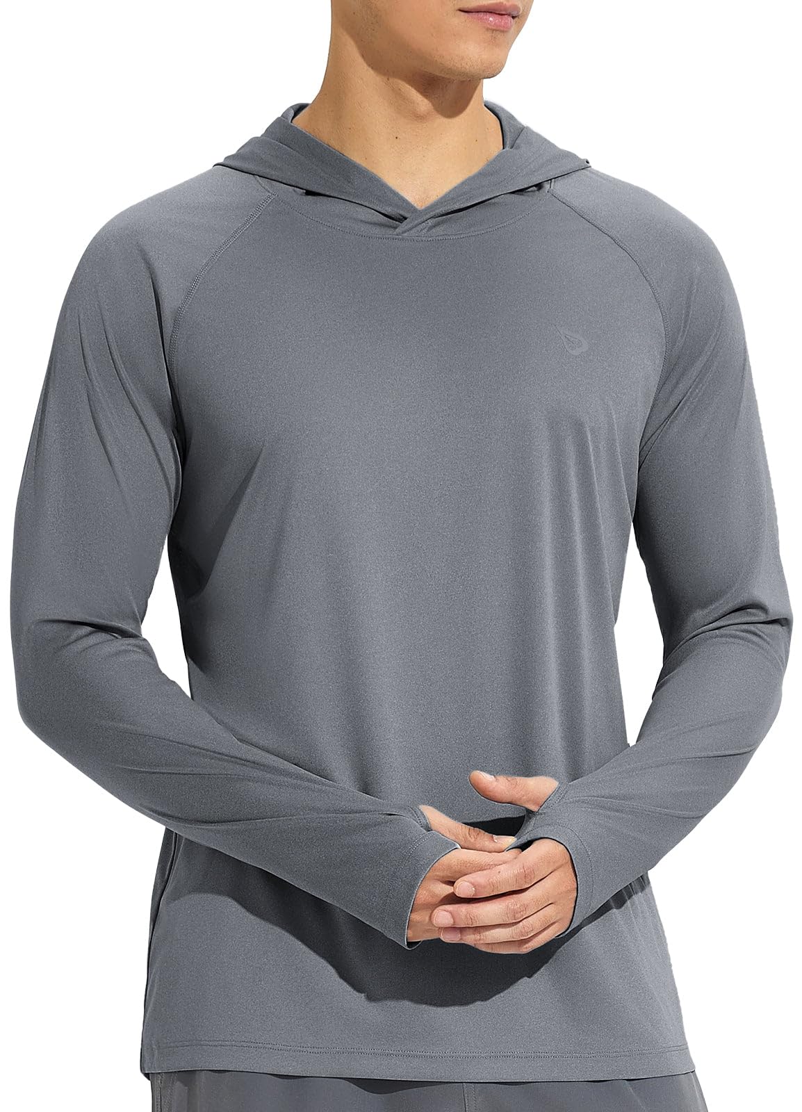 Hooded Sun Shirts For Men UUMIAER Men's Sun Protection Hoodie UPF
