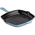 Amazon.com: Country Living Enameled Cast Iron Square Griddle Grill Pan ...