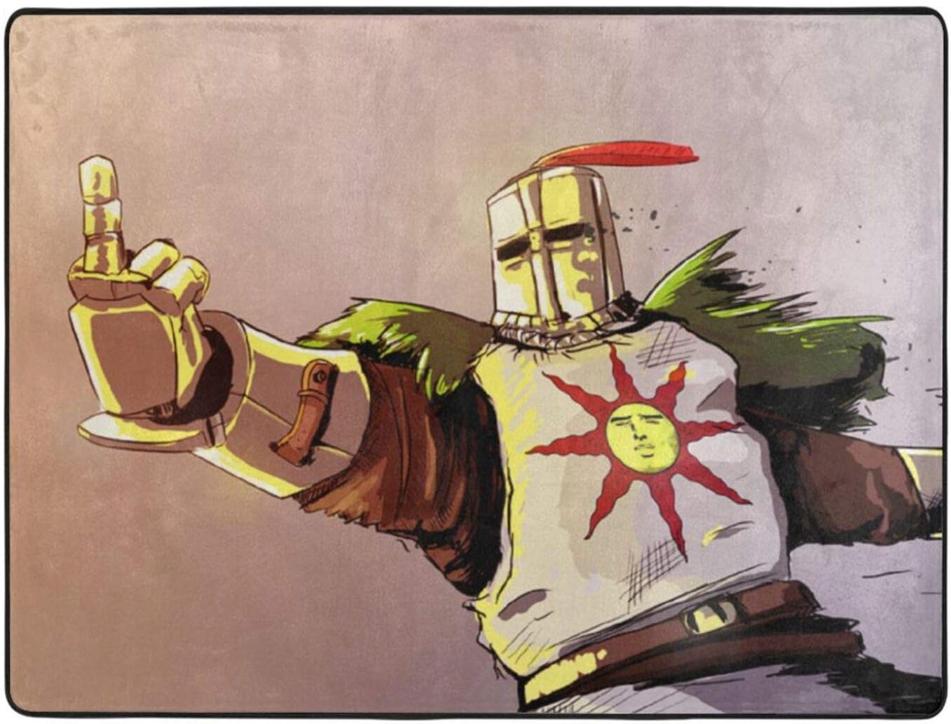 SHINIUCUN Dark Souls - Alfombra antideslizante para salón ...