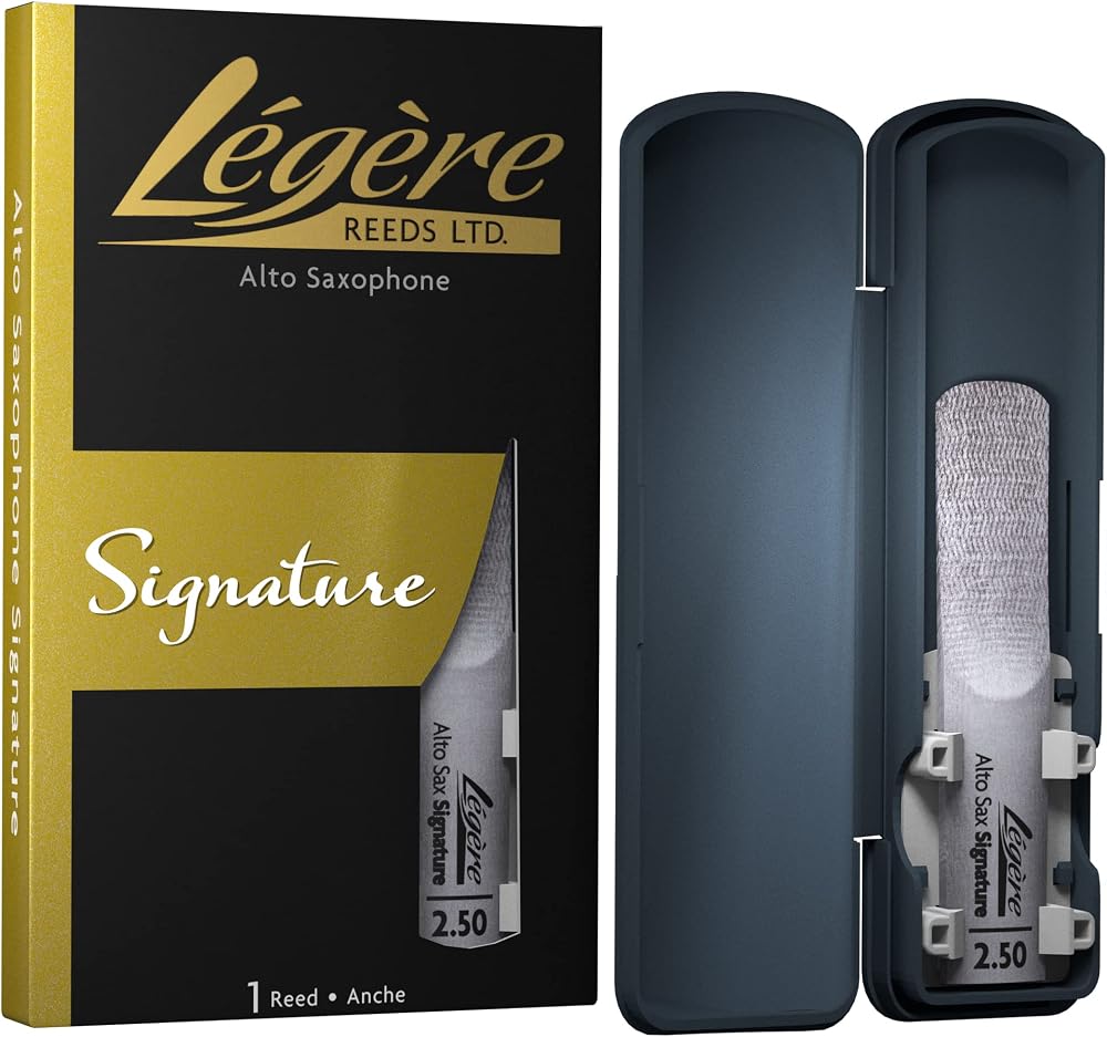 Legere Reeds Signature Alto Saxophone 2.50 Premium Synthetic Reed ASG2.50