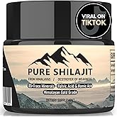 Pure Shilajit Himalayan Resin for Men and Women, Organic Natural Supplement with 85+ Trace Minerals + Humic Acid, High Potency Providing Energy, Strength & Immunity (30g New)