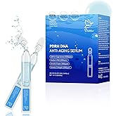 Salmon DNA PDRN Anti-Aging Serum, 5000ppm Salmon Egg DNA Ampoule, 2000ppm Collagen, Glutathione, Niacinamide & 6 Hyaluronic Acids, Korean Skincare for Wrinkles & Radiance,0.05 fl.oz x 30e