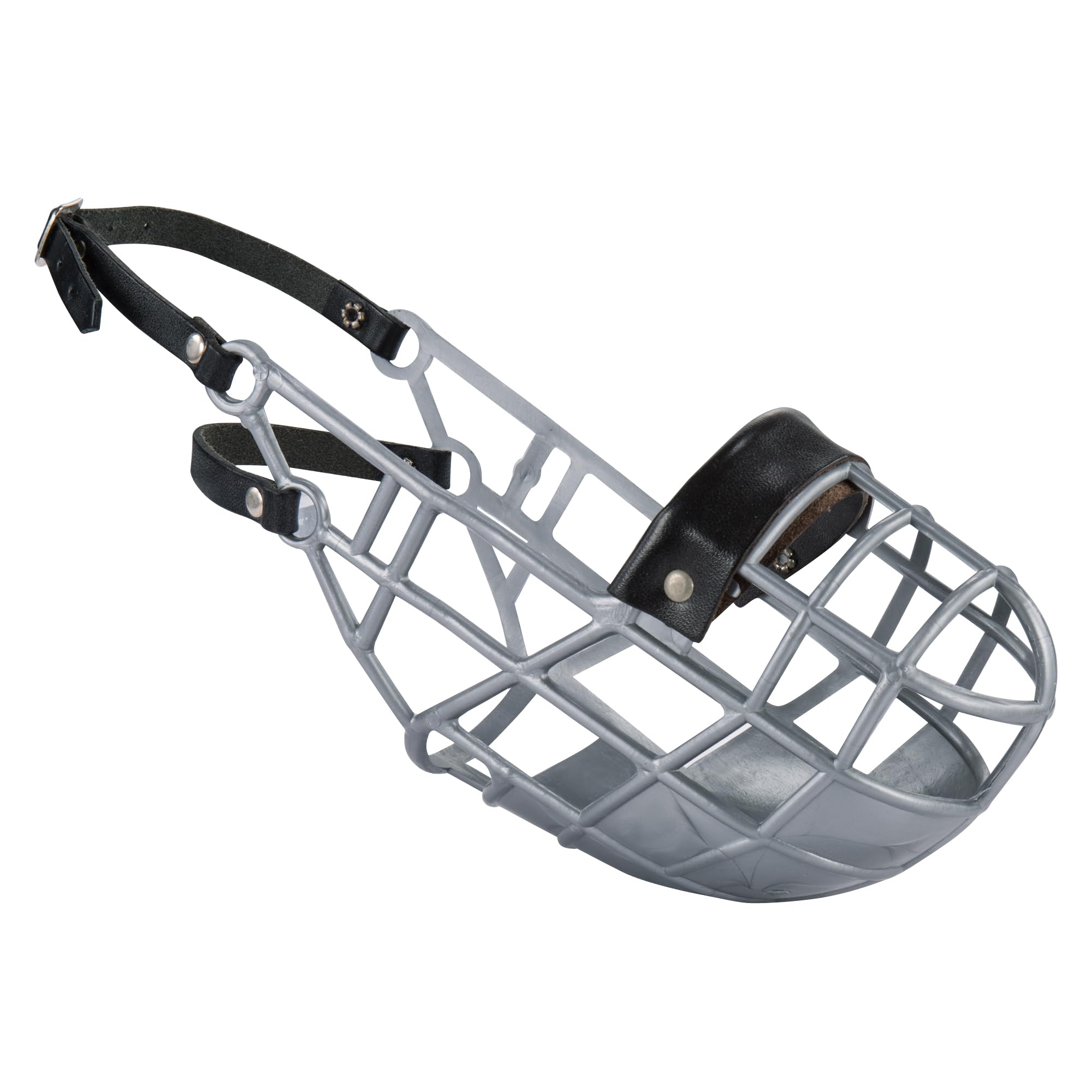 Muzzle Don Pare Model 101 In Silver Drinking Always Possible Ideal For Freewheeling, Kennel, Cage, Dog Racing, Car, poison bait protection By Amathings — image 1