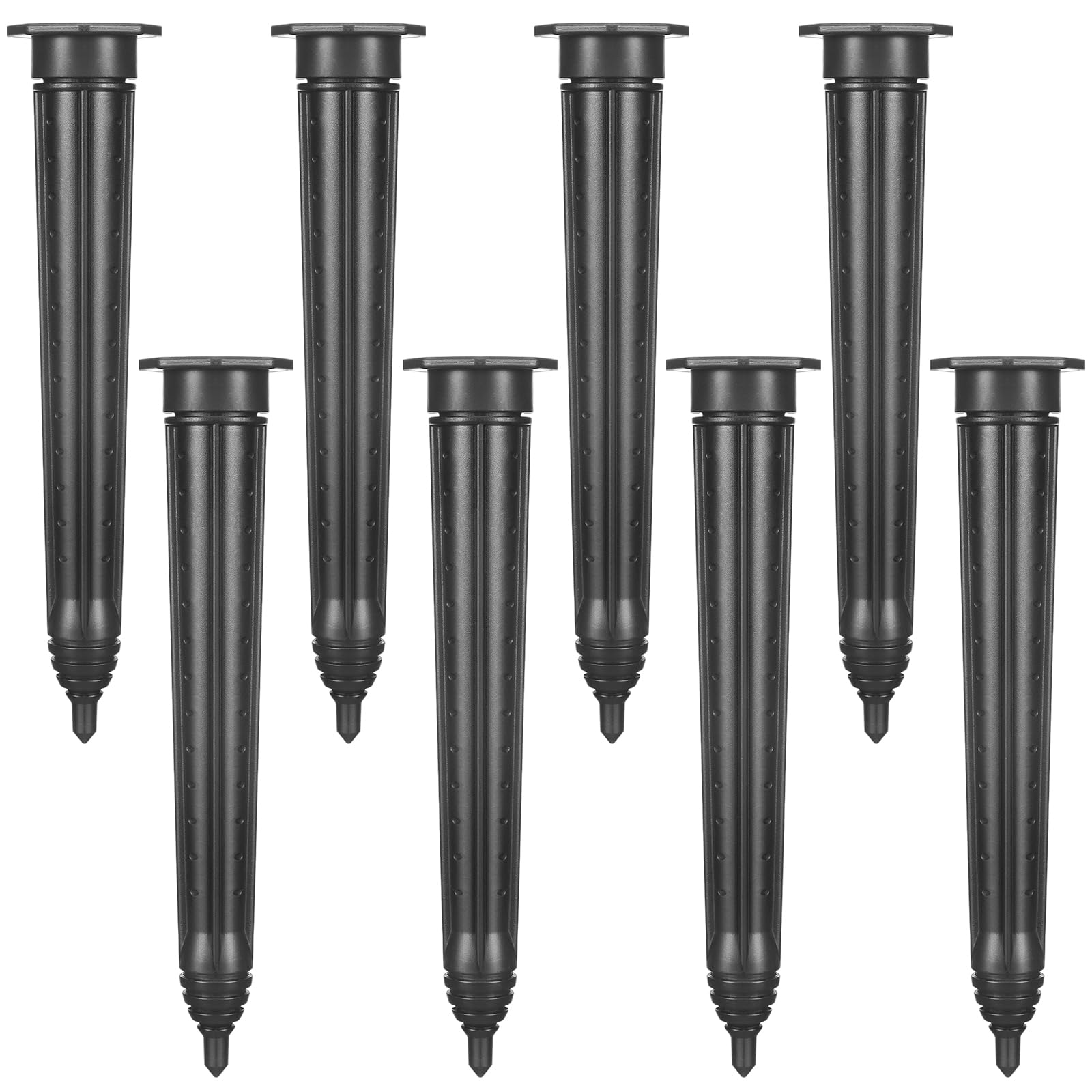Photo 1 of Briwooody 8 Pack Garden Watering Stake Large UV-Protected ABS Plastic Deep Root Irrigation Spike for Trees, Shrubs, Bushes, Shrubs, Flowers, Fruits, Vegetables, Potted Plants (14 Inch)