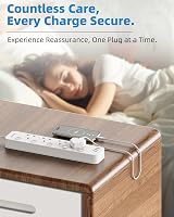 Mscien 1M Extension Lead with USB 4 Way Wall Mounted Power Strip 13A 3250W view 2