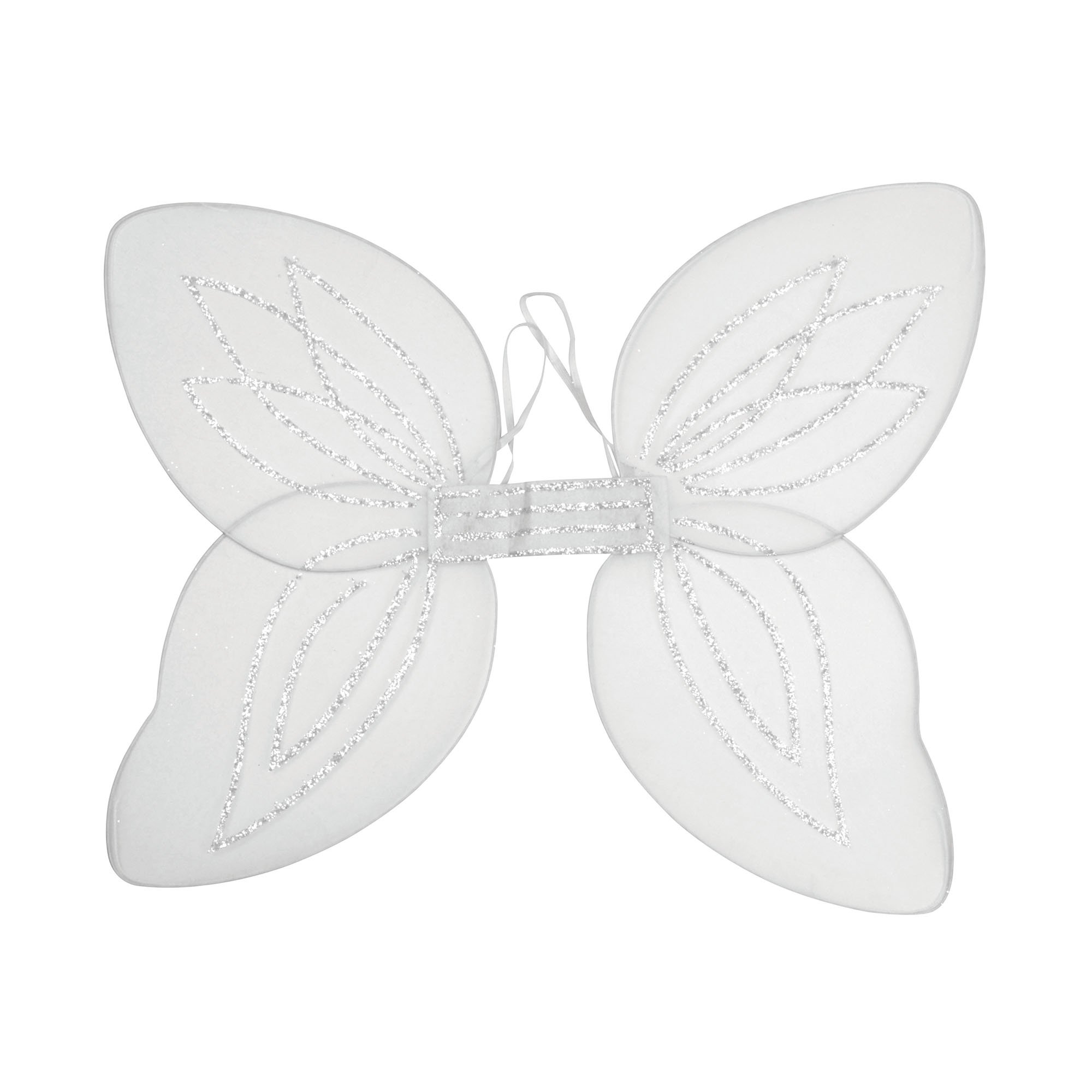 Bristol Novelty BA002 Angel Wings Net, White, One Size