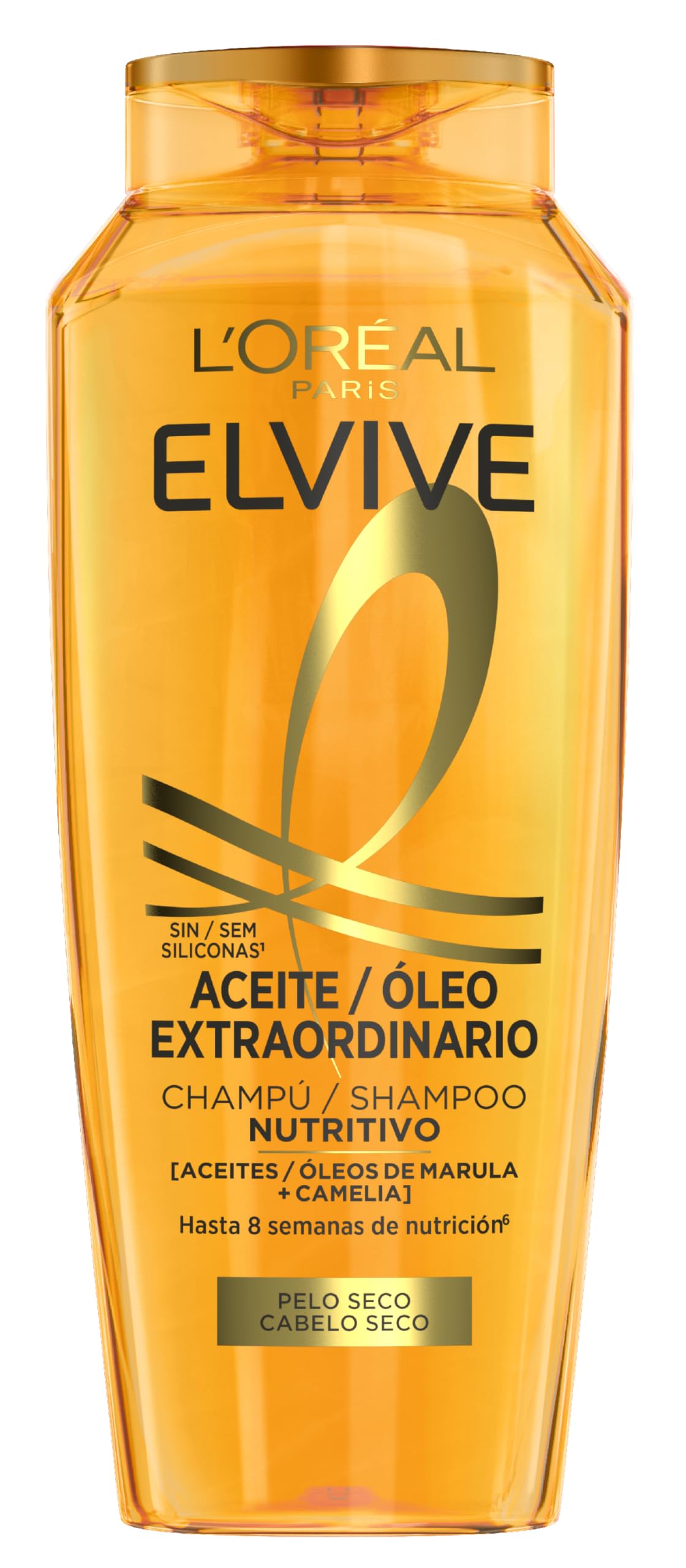 L'Oreal Paris Elvive Extraordinary Oil Nourishing Shampoo For Dry Hair, 370 Ml, Cranberry, Floral