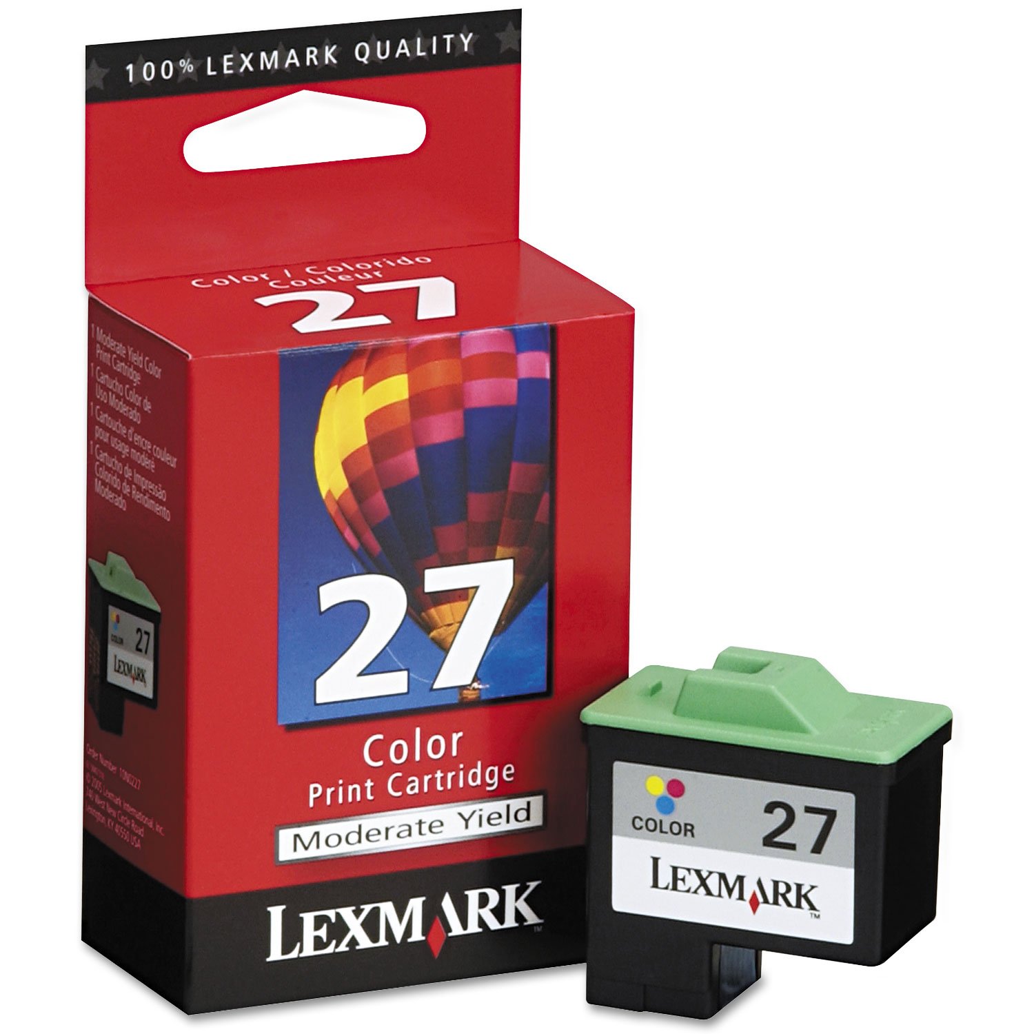 Lexmark 10N0227 colour ink cartridge 27