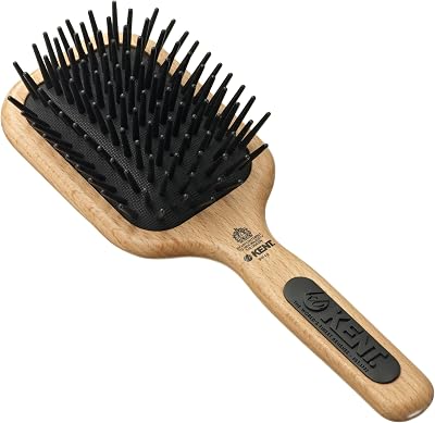 KENT PF19 Large Paddle Detangling Hairbrush for Thick Long Hair