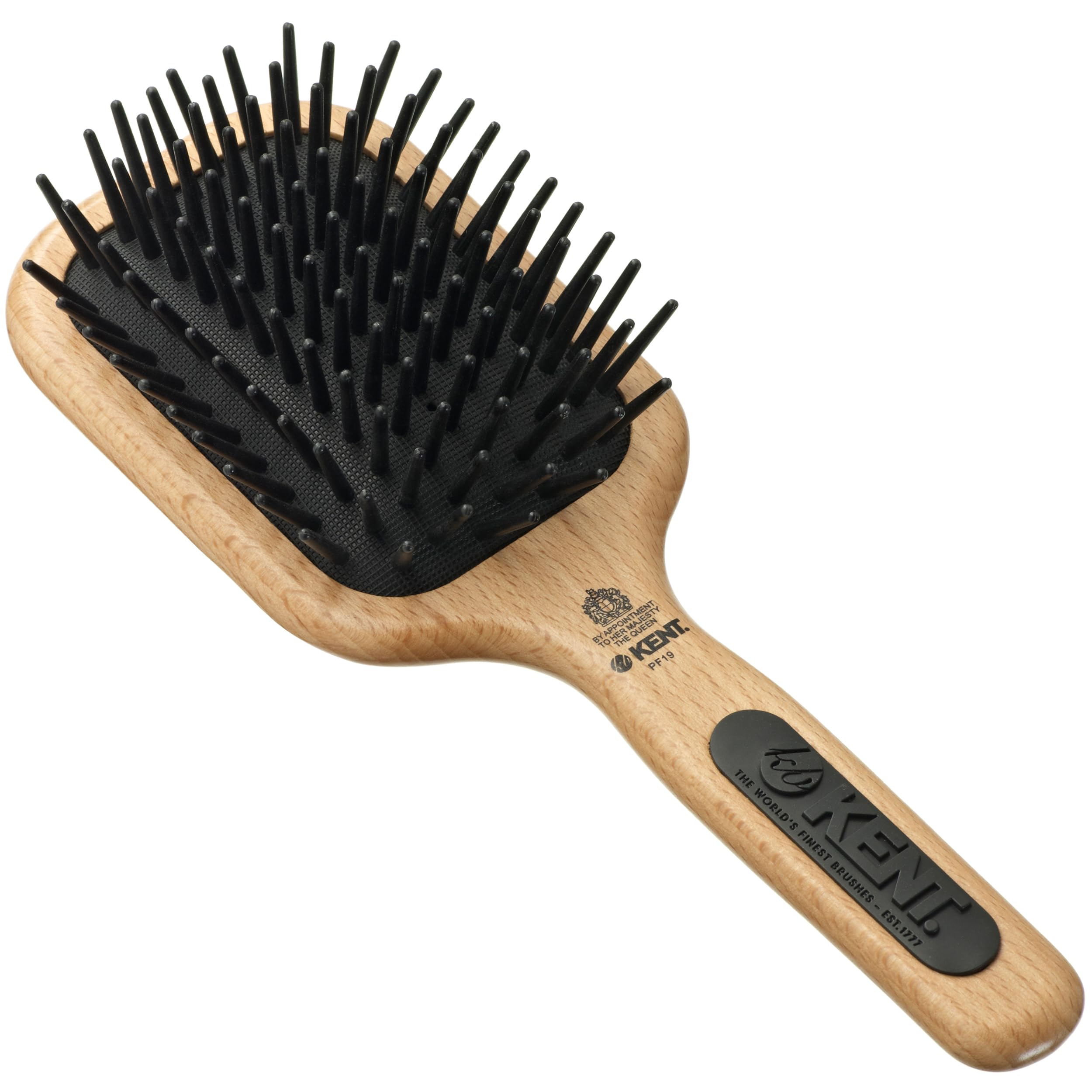 Kent PF19 Perfect For Detangling Hairbrush - Large Paddle Quill Brush for Thick and Long Length Hair