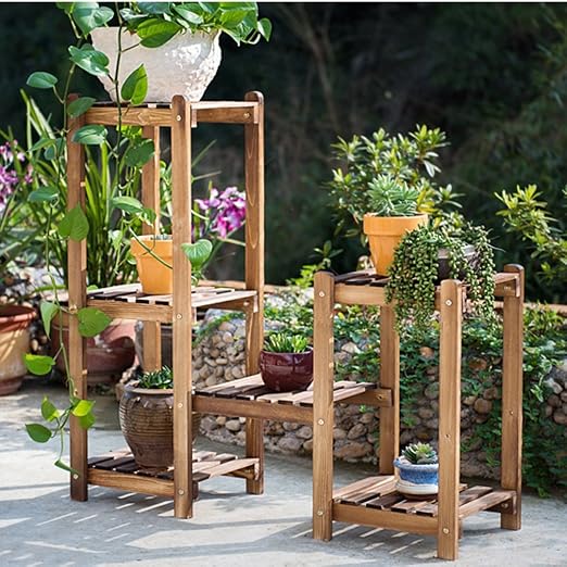 GQQ-Flower Steps Marco Floral/Estante de Flores 96 * 28 * 90 cm ...