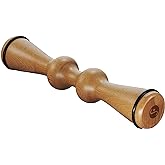 Body Back Wood Back Roller, Spine Stretcher & Aligner, Ma Roller, Back Cracker for Back Pain Relief and Muscle Recovery, Manual Back Massager, Wood Therapy Massage Tool (15 inch)