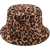 Joylife Animal Print Bucket Hat Novelty Pattern Sun Hats Reversible Packable Fishing Cap for Women, Men