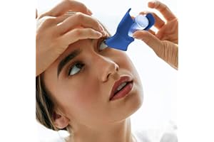 CTTPEG Eyedrop Bottle Guide Aid Dispenser, Reusable Eye Dropper Applicator, Eye Drop Helper for Accurate Delivery