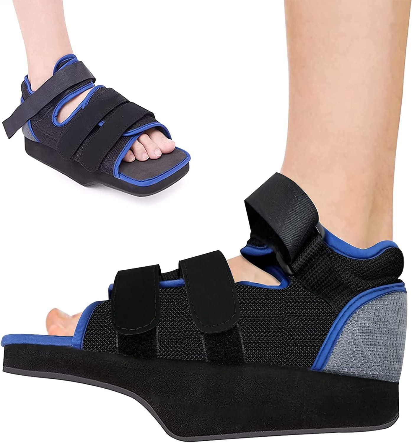 Photo 1 of GHORTHOUD Post op Shoe for Broken Toe Lightweight Shoes Medical Orthopedic Foot Brace Off-loading Healing shoe for Foot Surgery (Medium)
