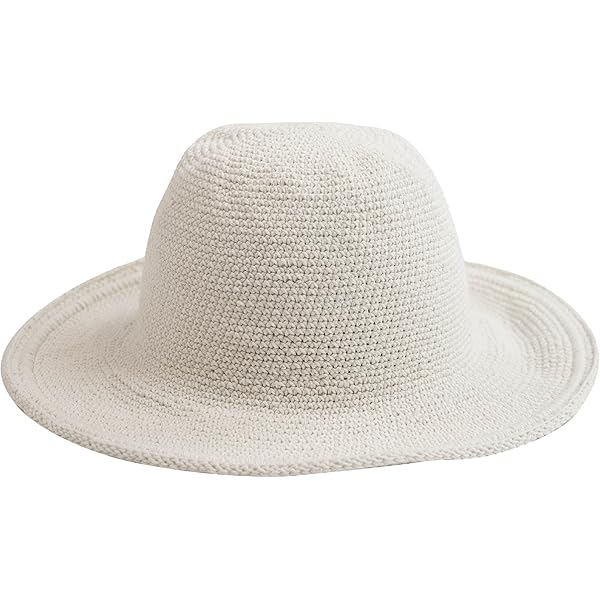 【新品未使用】COTTON SOFT HAT (WIDE) ASSQI Womens Foldable Shapeable Brim Sun Hat UPF 50+ Cotton