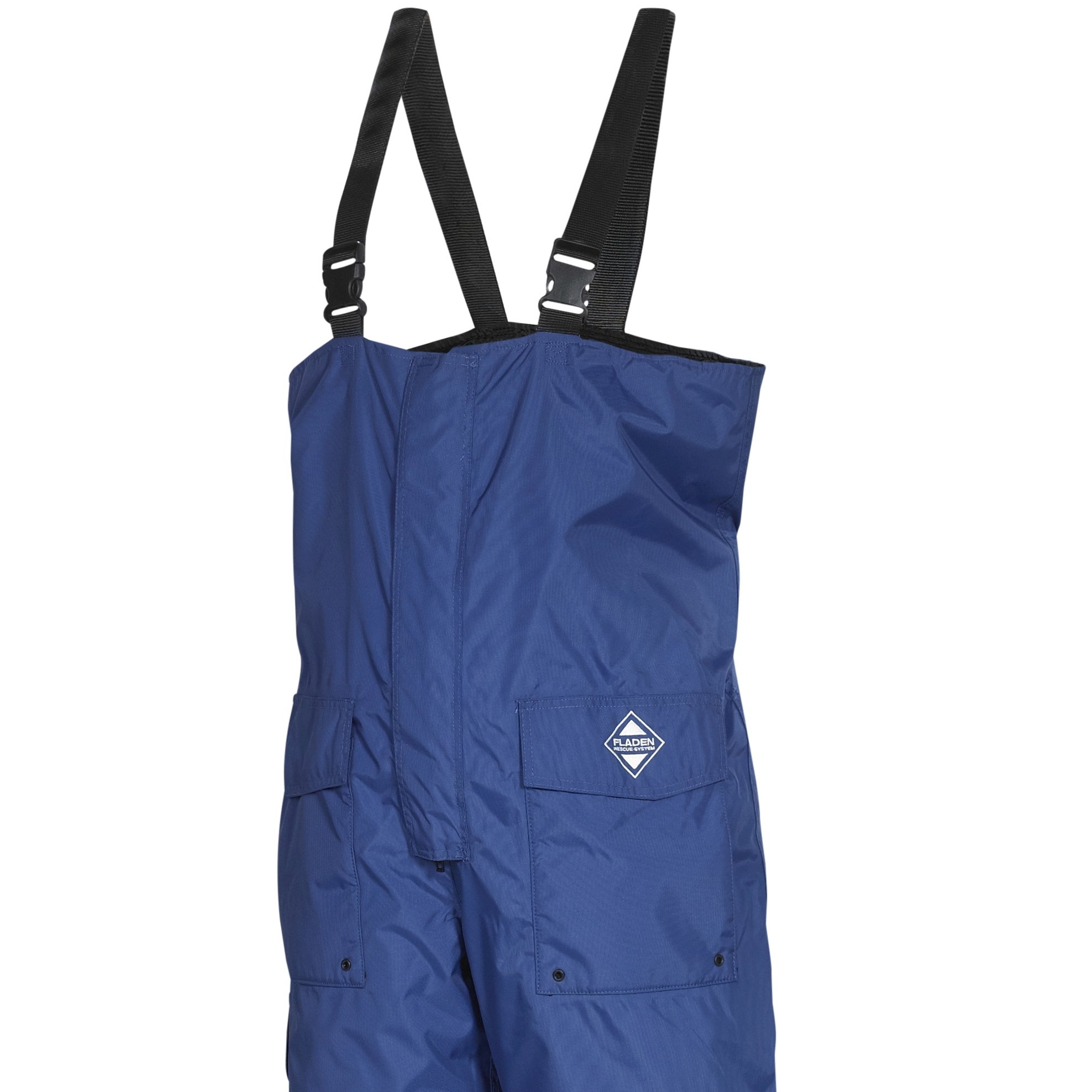 FLADEN RESCUE SYSTEM - Blue SCANDIA Flotation Bib and Brace Trousers - Marine Buoyancy and Thermal Protection - EN 393 Certified (Small) [22-847BS]