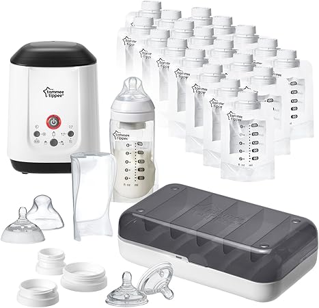 tommee tippee pump & go complete breast milk set