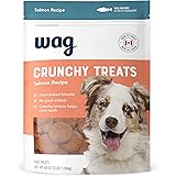 Amazon Brand - Wag Baked Biscuits Crunchy Dog Treats, Salmon, 3 lb