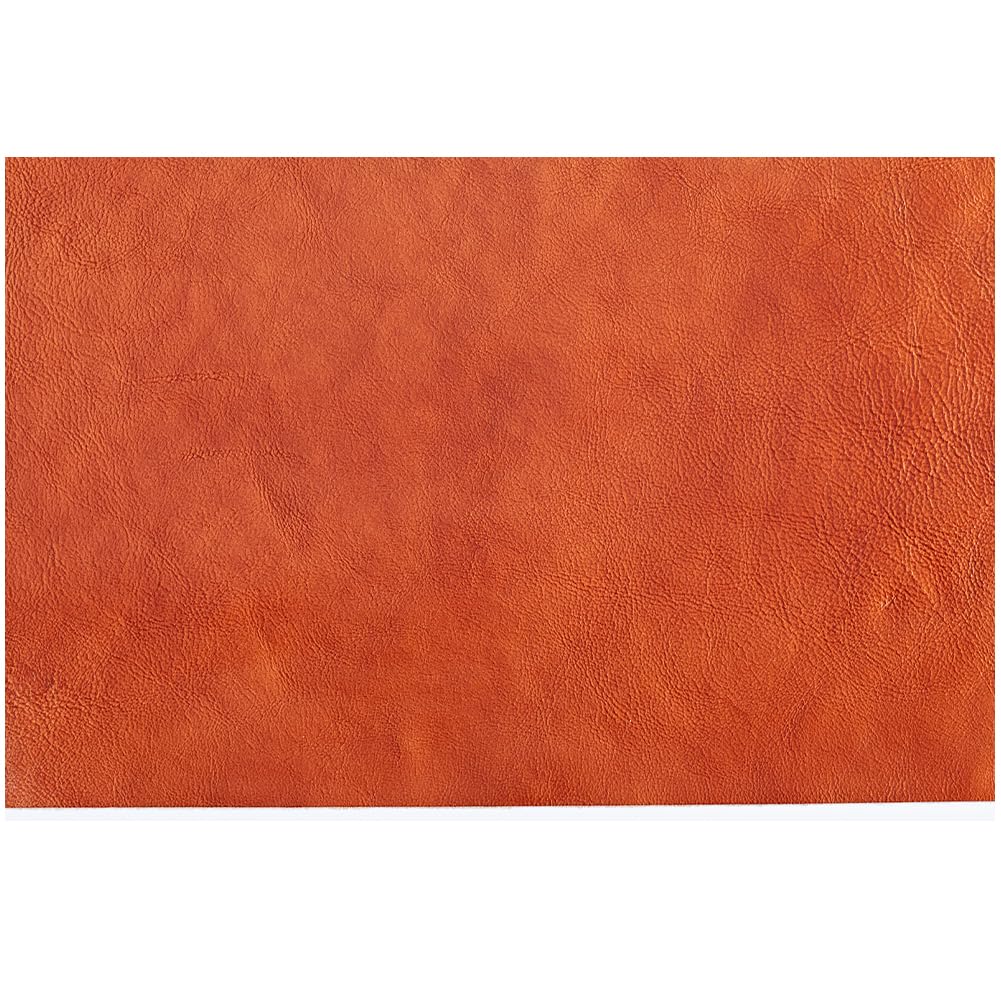 GORGECRAFT 12 x 8 Inch Full Grain Leather Sheet Genuine Leather Fabric Sheets Glossy Cowhide Leather Scrap Crafts Flat Leather Pieces Tooling for DIY Crafts Bracelets Jewelry Making, Sienna