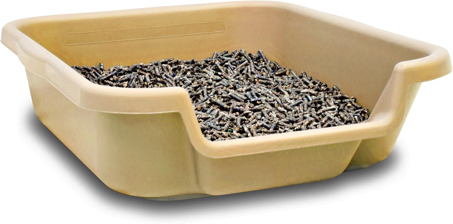 Kitty Go Here Senior Cat Litter Box for Cats who Can't cope with a