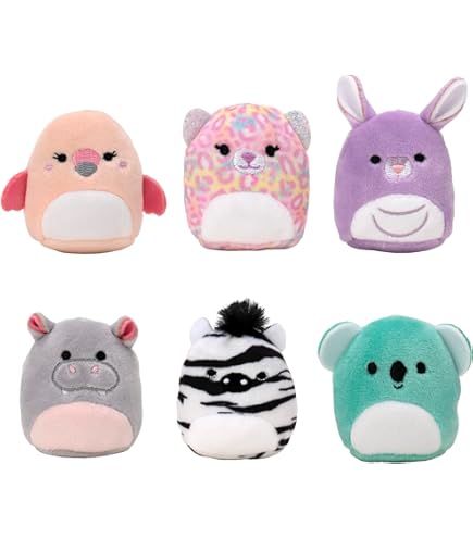 Squishville Squishmallows 2-Pack - Mini Collectible Plush Toys With Fashion Accessories