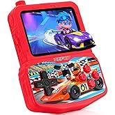 VOLGUARD II Kids Handheld Game Console with 220 Preloaded Retro Video Games, 3.5'' IPS Screen Adjustable Brightness & Volume, Portable Hand Held Game Player Toy for Travel, Ideal Christmas RED