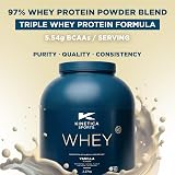 Kinetica Whey Protein Powder Vanilla 2.27 Kg 76 Servings 23g Protein view 2