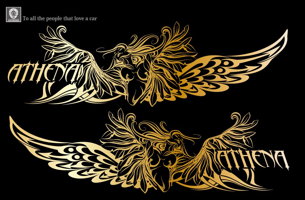 日本最大級 ステッカーデカール B01h4lvw8q 女神カーステッカー159 バイナルグラフィック車ワイルドスピード系デカール ゴールド 色変更可 超歓迎