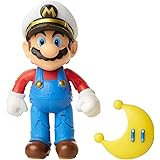 SUPER MARIO Nintendo Captain Mario 4” Articulated Figure with Power Moon, Model Number: 72681